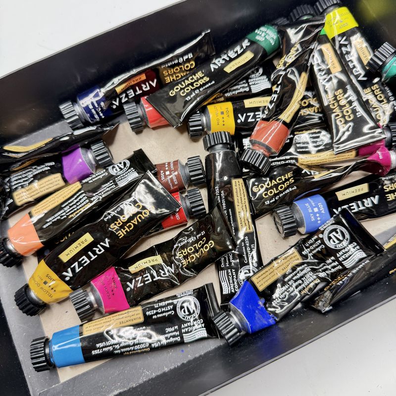 ARTEZA Gouache Paint Set, 24 Colors